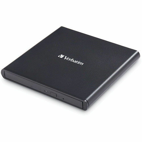 Verbatim External Slimline CD/DVD Writer, 8X DVD Write Speed/24X CD Write Speed (98938)