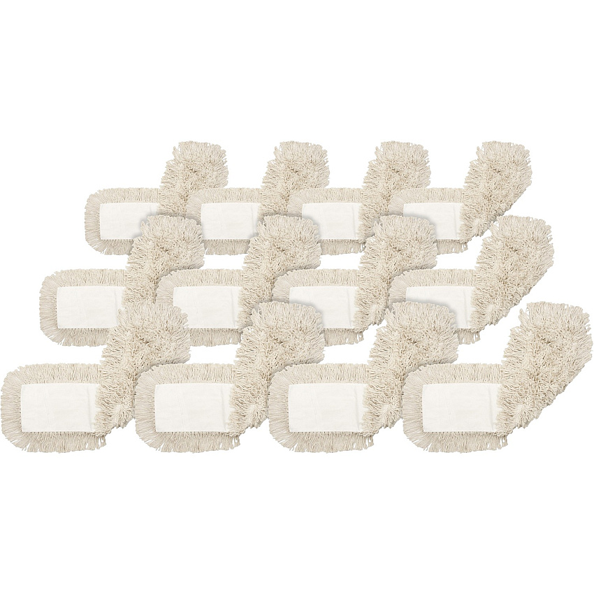 Genuine Joe Disposable Dust Mop Refill 5" Width x 18" Length - Cotton - 12 / Carton (GJO18500CT)