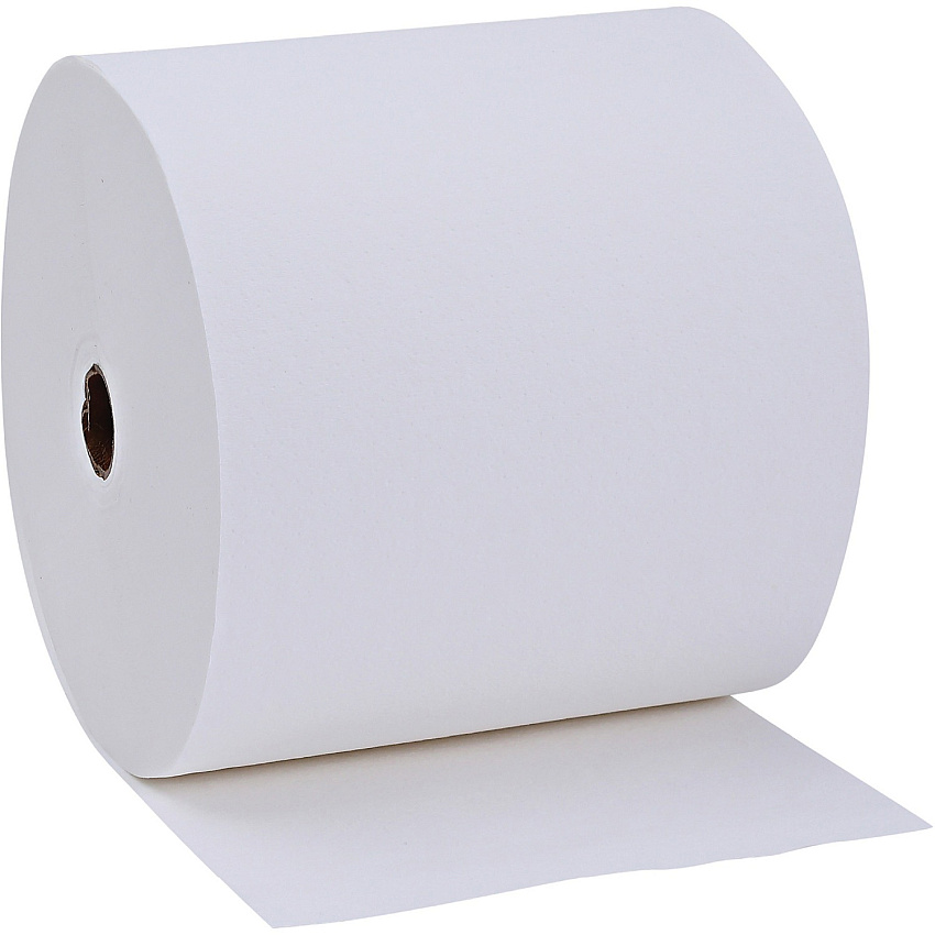 Genuine Joe Solutions 1-ply Hardwound Towels 1 Ply - 7" Width x 600 ft Length - 63/64" Core - White - Virgin Fiber - 6 / Carton (GJO96007)