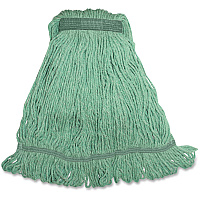 Genuine Joe Narrow Band Medium Mophead Rayon, Cotton - 12 / Carton (GJOMGR1BCT)
