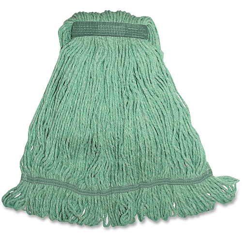 Genuine Joe Narrow Band Medium Mophead Rayon, Cotton - 12 / Carton (GJOMGR1BCT)