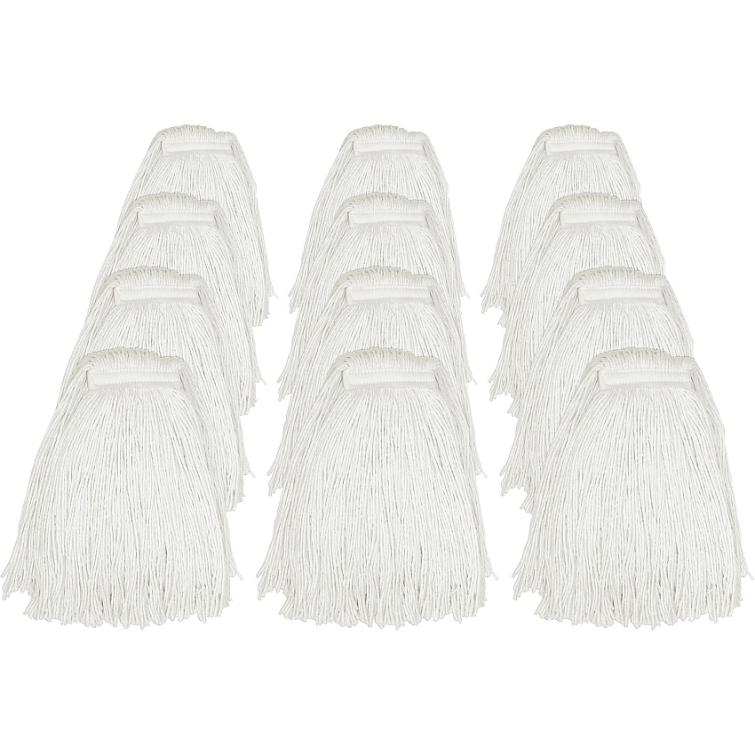 Genuine Joe Cut End Mophead Rayon - 12 / Carton (GJOZ24RAYCT)