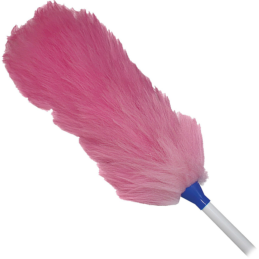Impact Lambswool Duster 28" Overall Length - White Handle - White, Multi - 12 / Carton (3103CT)