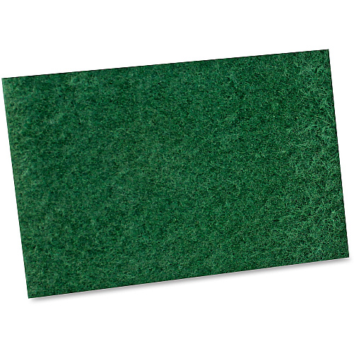 Impact General Purpose Scouring Pad 0.6" Height x 6" Width x 9" Length - 10/Bag - 6 / Carton - Green (7135BCT)