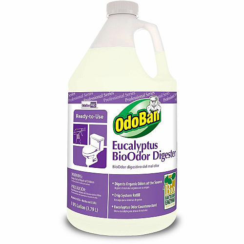 OdoBan Professional BioOdor Digester Refill 128 fl oz (4 quart) - Eucalyptus Scent - Antibacterial - Purple - 1 Each (927062G4)