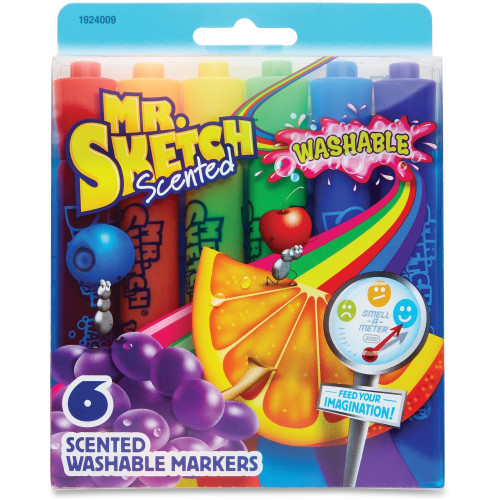 Mr. Sketch 6-count Scented Markers (1924009)
