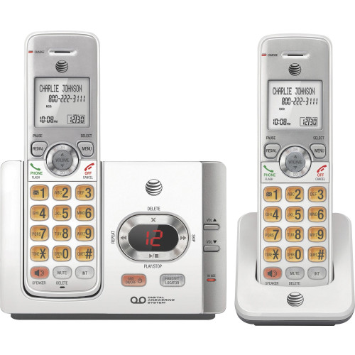 VTech Cordless Phone with Caller ID/Call Waiting Silver CS6619