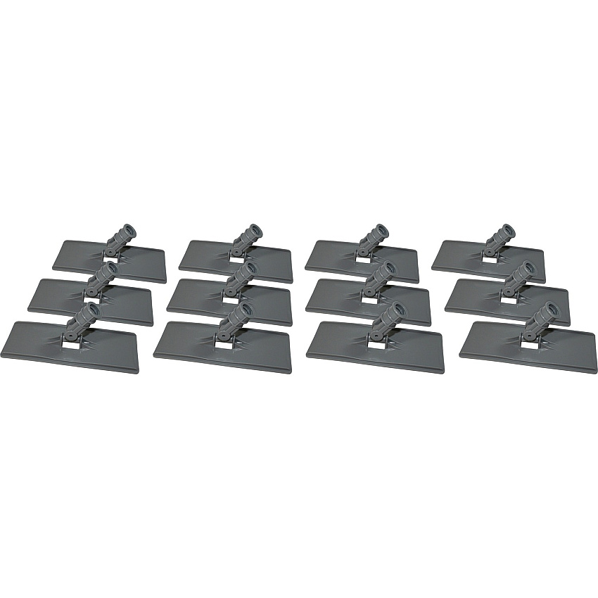 Genuine Joe Cleaning Pad Holder Gray - 12 / Carton (GJO27000CT)