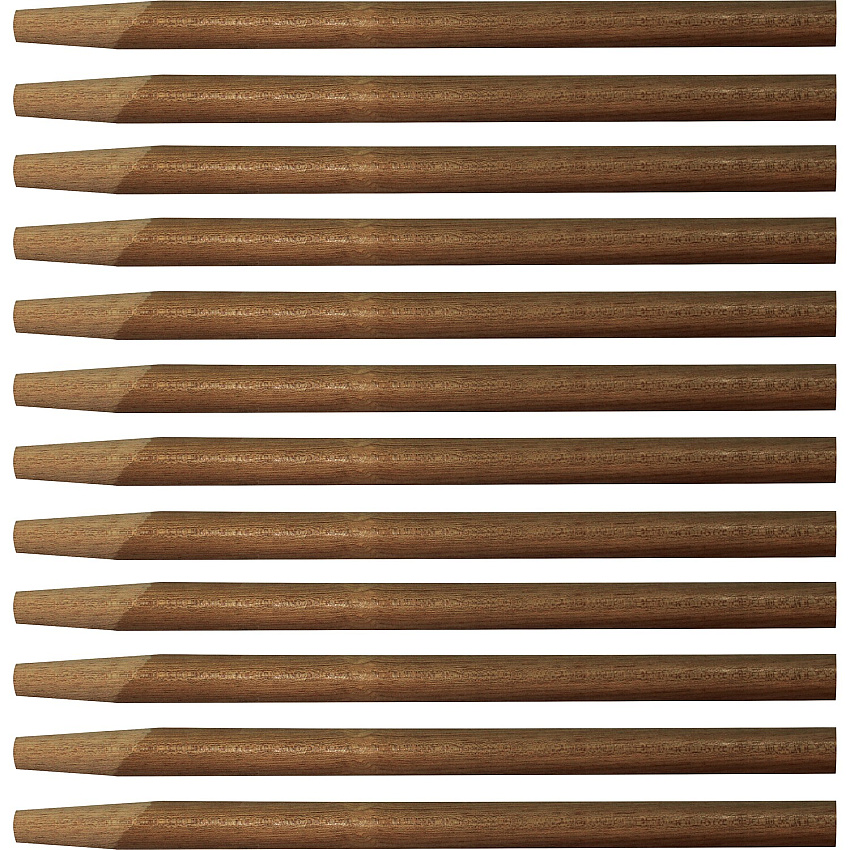 Genuine Joe Squeegee Handle 60" Length x 1.13" Diameter - Natural - Wood - 12 / Carton (GJO66000CT)
