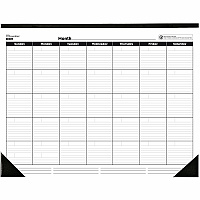 Rediform Undated Monthly Desk Pad (B1817)