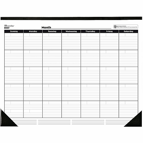 Rediform Undated Monthly Desk Pad (B1817)