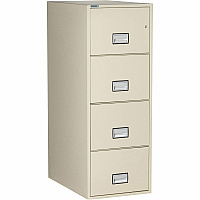 Phoenix World Class Vertical File - 4-Drawer 19.9" Width x 31" Depth x 54" Height - 4 x Drawer(s) for File - Legal - Vertical - Fire Resistant, Explosion Resistant, Impact Resistant, Security Lock - Putty - 1 Each (LGL4W31P)