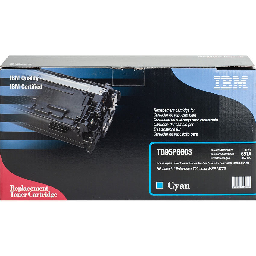 IBM Remanufactured Toner Cartridge - Alternative for HP 651A (CE341A) 16000 Pages (TG95P6603)