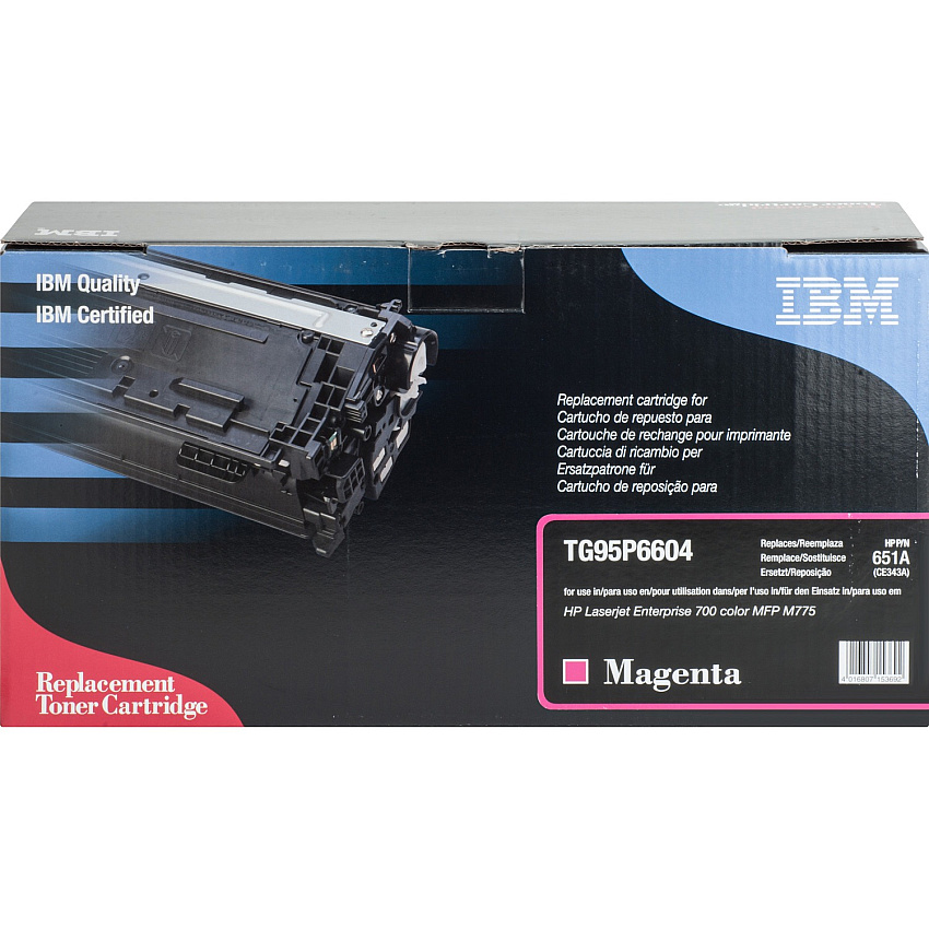 IBM Remanufactured Toner Cartridge - Alternative for HP 651A (CE343A) 16000 Pages (TG95P6604)