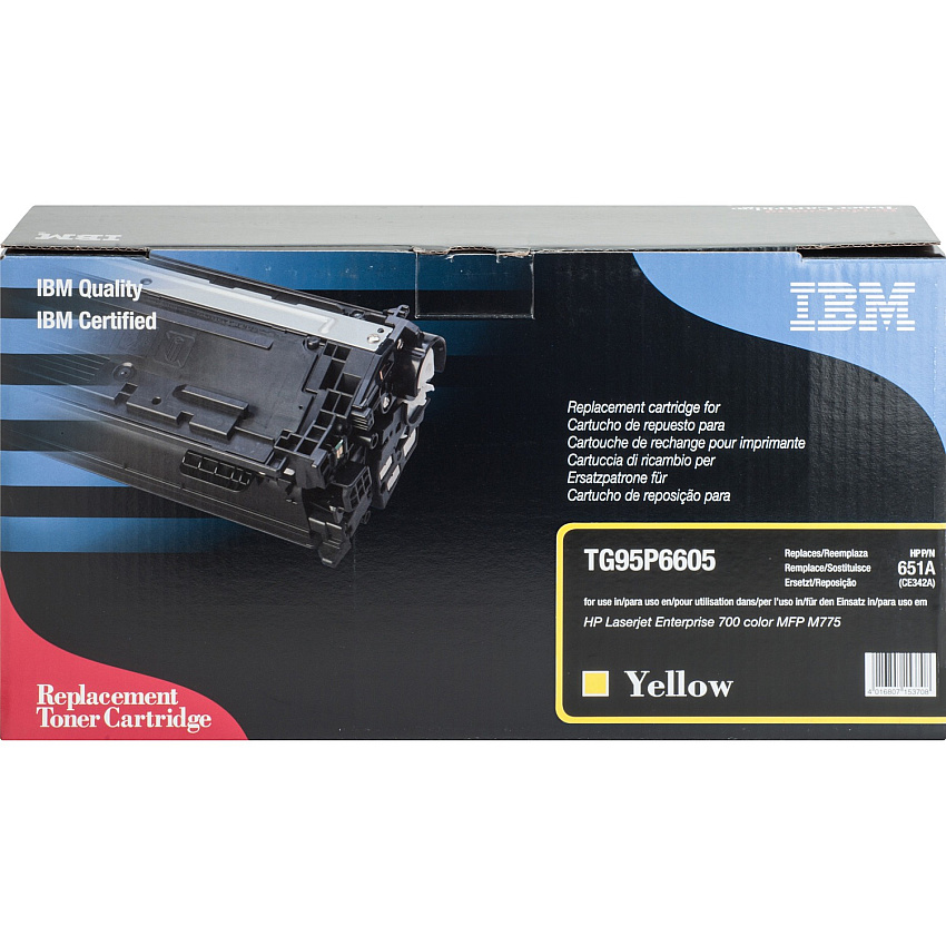 IBM Remanufactured Toner Cartridge - Alternative for HP 651A (CE342A) 16000 Pages (TG95P6605)