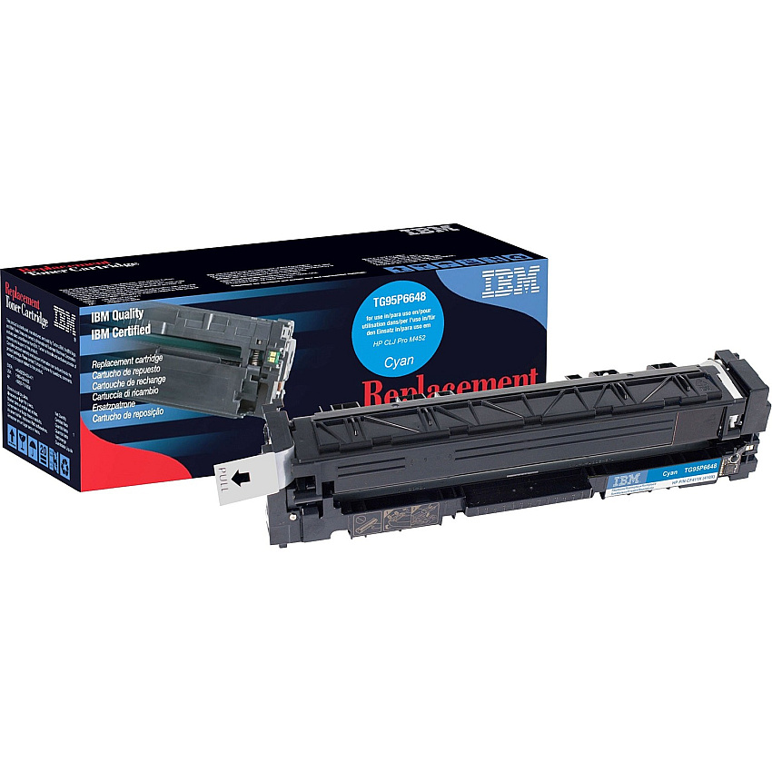 IBM Remanufactured Laser Toner Cartridge - Alternative for HP 410X (CF411X) - Cyan - 1 Each 5000 (TG95P6648)