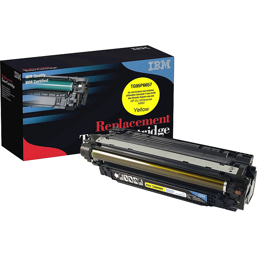 IBM Remanufactured High Yield Laser Toner Cartridge - Alternative for HP 508X (CF362X) - Yellow - 1 Each 9500 Pages (TG95P6657)