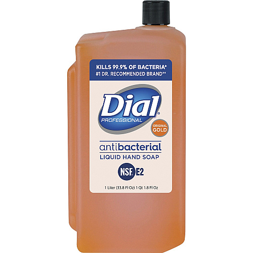 Dial Gold Antibacterial Liquid Hand Soap Refill 1.06 quart - Kill Germs - Skin, Hand - Orange - 1 Each (84019)