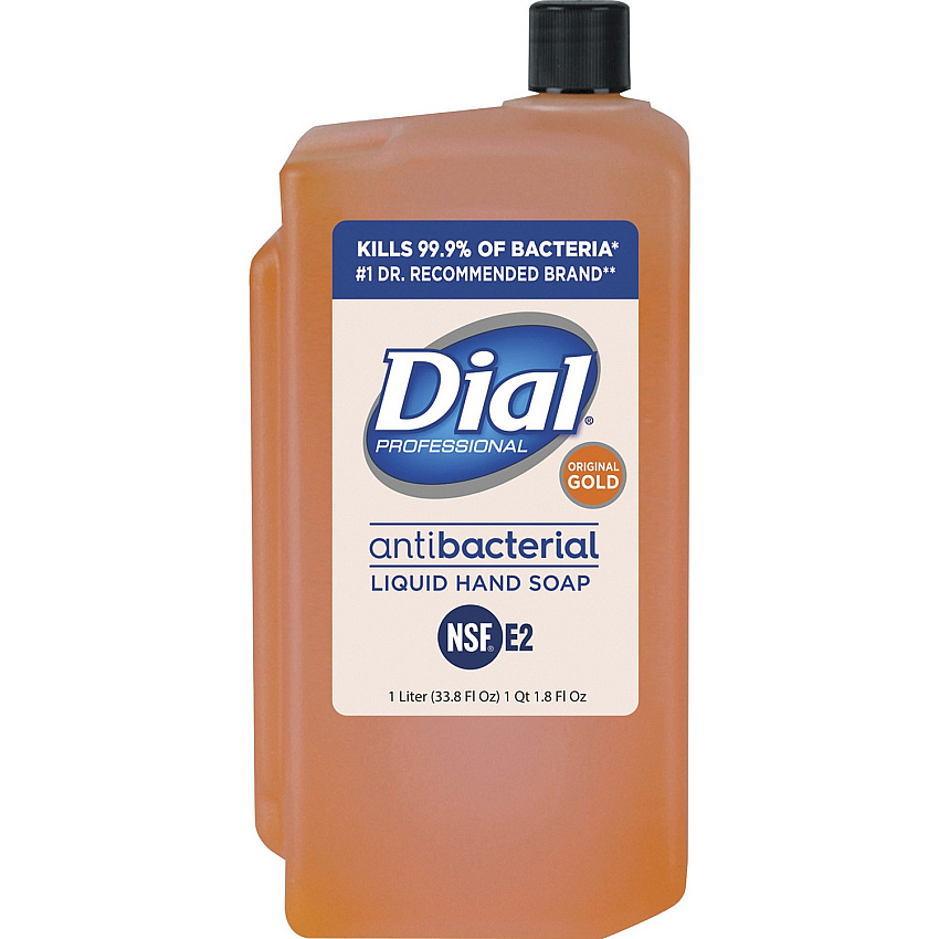 Dial Gold Antibacterial Liquid Hand Soap Refill 1.06 quart - Kill Germs - Skin, Hand - Orange - 1 Each (84019)