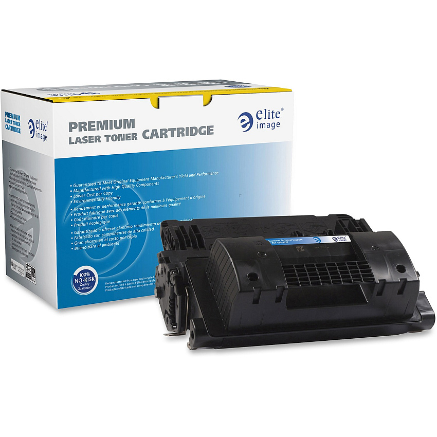 Elite Image Remanufactured High Yield Laser Toner Cartridge - Alternative for HP (81X) (81X) - Black - 1 Each 25000 Pages (76125)