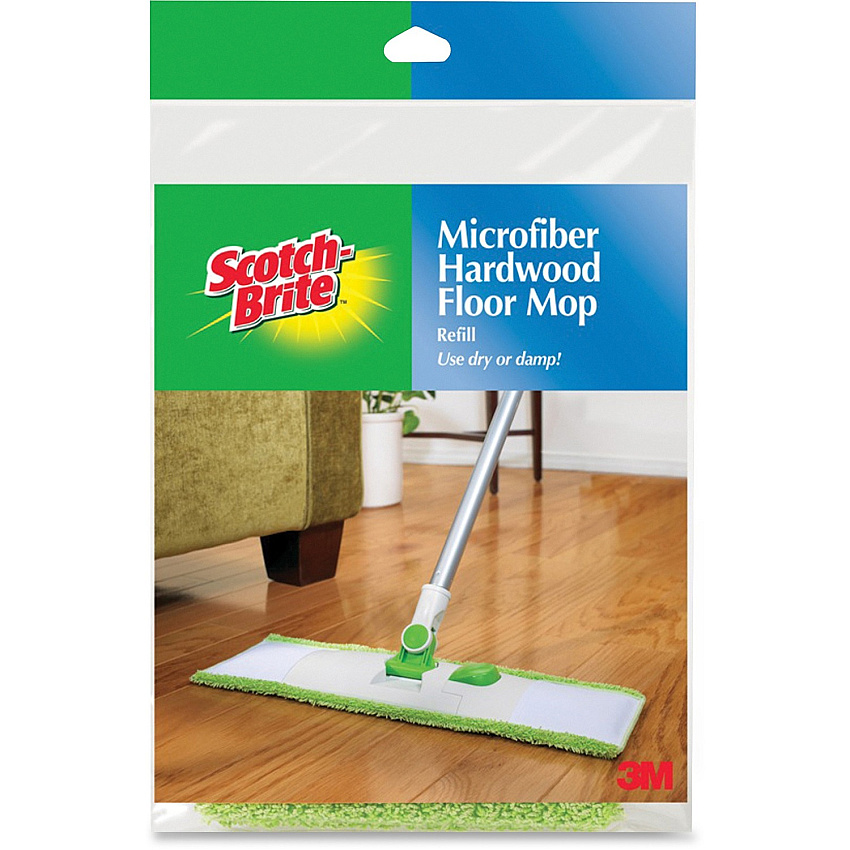 Scotch-Brite Hardwood Floor Mop MicroFiber - 6 / Carton (M005RCT)