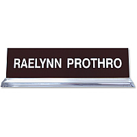 Xstamper Acrylic Base Desk Sign 8