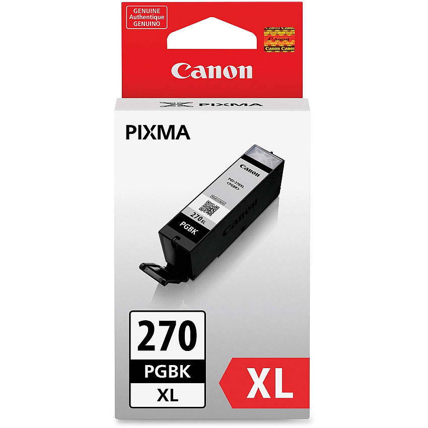 Canon PGI-270XL Original Ink Cartridge Inkjet - Pigment Black - 1 Each (PGI270XLPGBK)