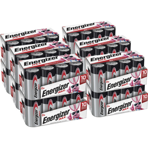 Energizer Max Alkaline D Batteries (E95FP8CT)