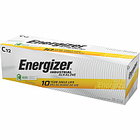 Energizer Industrial Alkaline C Battery Boxes of 12 For Multipurpose - C - 8350 mAh - 12/Box - 6 / Carton (EN93CT)