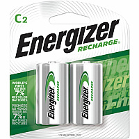 Energizer Recharge Universal Rechargeable C Battery 2-Packs For Multipurpose - Battery Rechargeable - C - 2/Pack - 24 / Carton (NH35BP2CT)