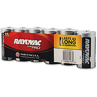 Rayovac Ultra Pro Alkaline C Battery 6-Packs For Multipurpose - C - 1.5 V DC - 6/Pack - 12 / Carton (ALC6JCT)