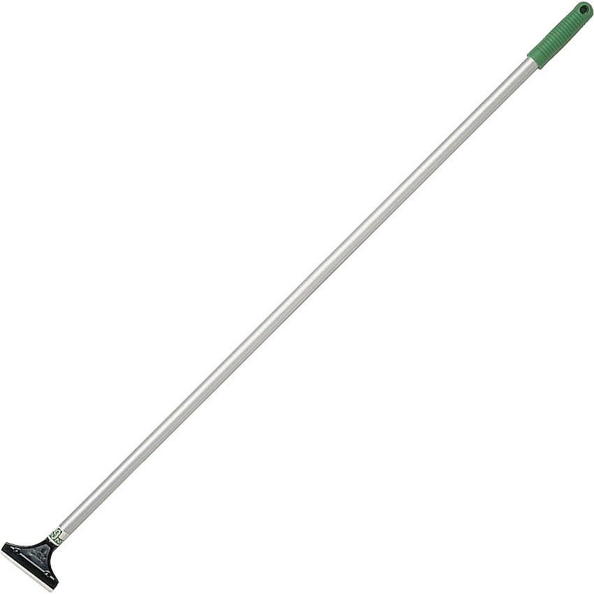 Unger 4" Light-duty Scraper 4" Carbon Steel Blade - 48" Aluminum Handle - Light Duty, Ergonomic Handle, Hanging Hole - Gray - 10 / Carton (LH12CCT)