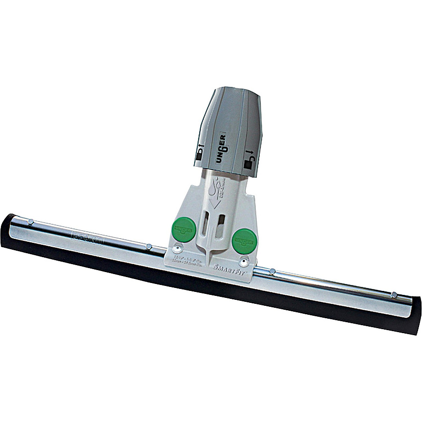 Unger SmartFit WaterWand Standard 22" Squeegee 22" Blade - Long Lasting, Reinforced, Durable - Gray - 10 / Carton (MW22ACT)