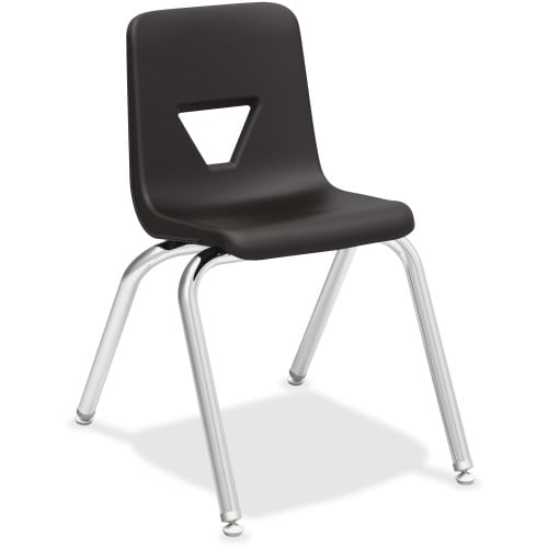 Lorell 16" Seat-height Stacking Student Chairs - 4/CT (99888)