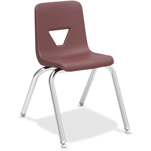 Lorell 16" Seat-height Stacking Student Chairs - 4/CT (99889)