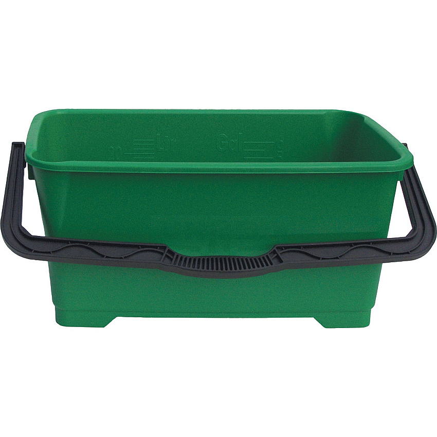 Unger Heavy-duty 6-gallon Pro Bucket 6 gal - Heavy Duty, Ergonomic Design, Handle - Green - 5 / Carton (QB220CT)