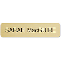 Xstamper Designer Name Plate Only 8" Width x 2" Height - Rectangular Shape - Rounded Corner - Plastic - Assorted - 1 Each (G01)