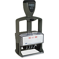 Xstamper ClassiX Self-inking Plastic Date Stamp Date Stamp - 1.38