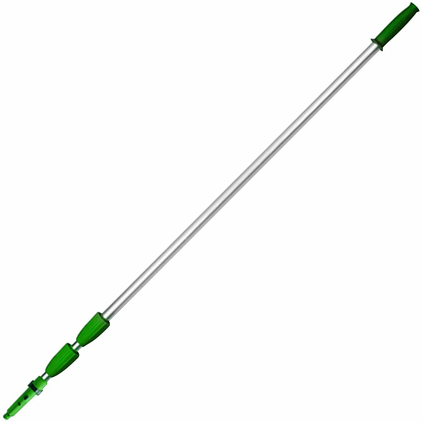 Unger 18' Telescopic Pole 18 ft Length - Green - Aluminum - 10 / Carton (ED550CT)