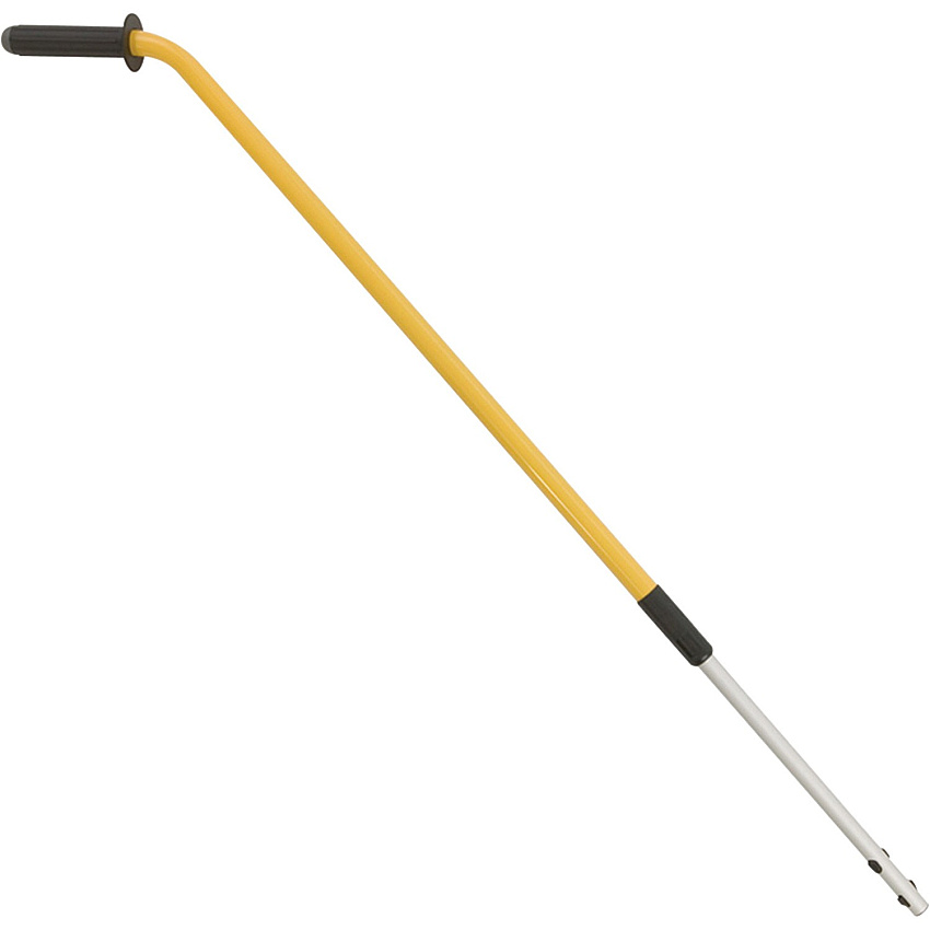 Rubbermaid Commercial Quick Connect Ergo Adjust Handle 72" Length - Yellow - Aluminum - 6 / Carton (Q76000CT)