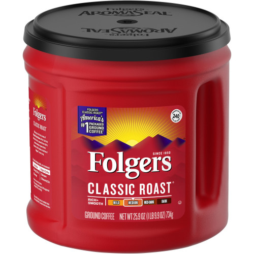 Folgers Canister Classic Roast Coffee Ground (20421)