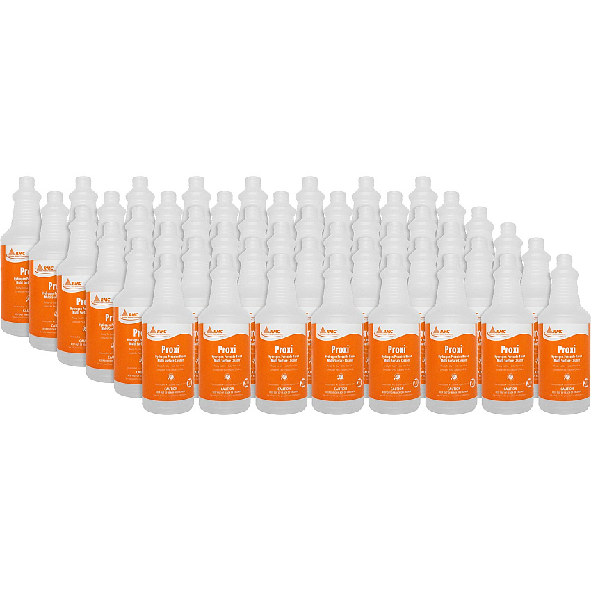 Rochester Midland RMC Proxi Cleaner Dispenser Bottles Frosted Clear - Plastic - 48 / Carton (35619873CT)
