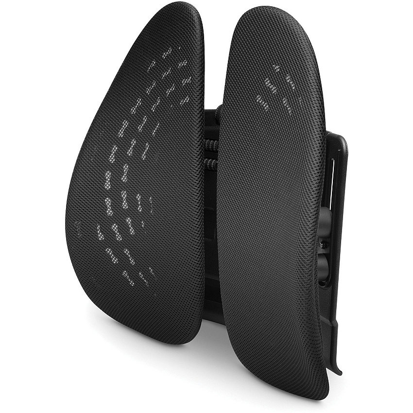 Kensington SmartFit Conform Back Rest Black - Fabric - 1 Each (60412)