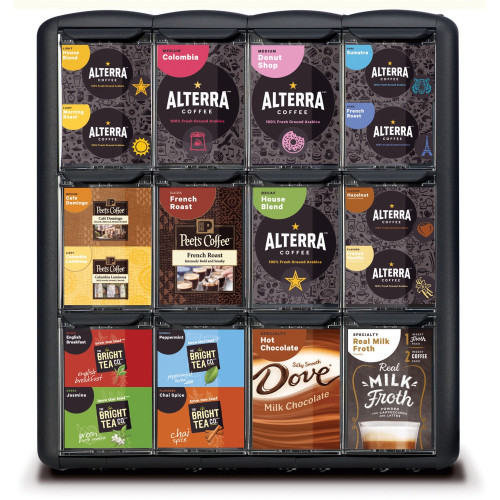 Lavazza Alterra 4-column Beverage Packs Merchandiser (9180)