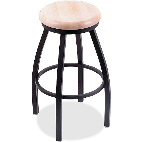 Holland Bar Stools Bar Stool Maple Seat Color - Black Frame Color - 1 Each (80230BWNM)