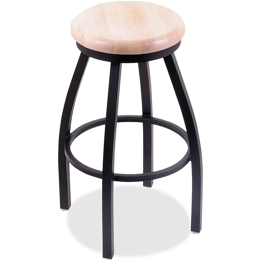 Holland Bar Stools Bar Stool Maple Seat Color - Black Frame Color - 1 Each (80230BWNM)
