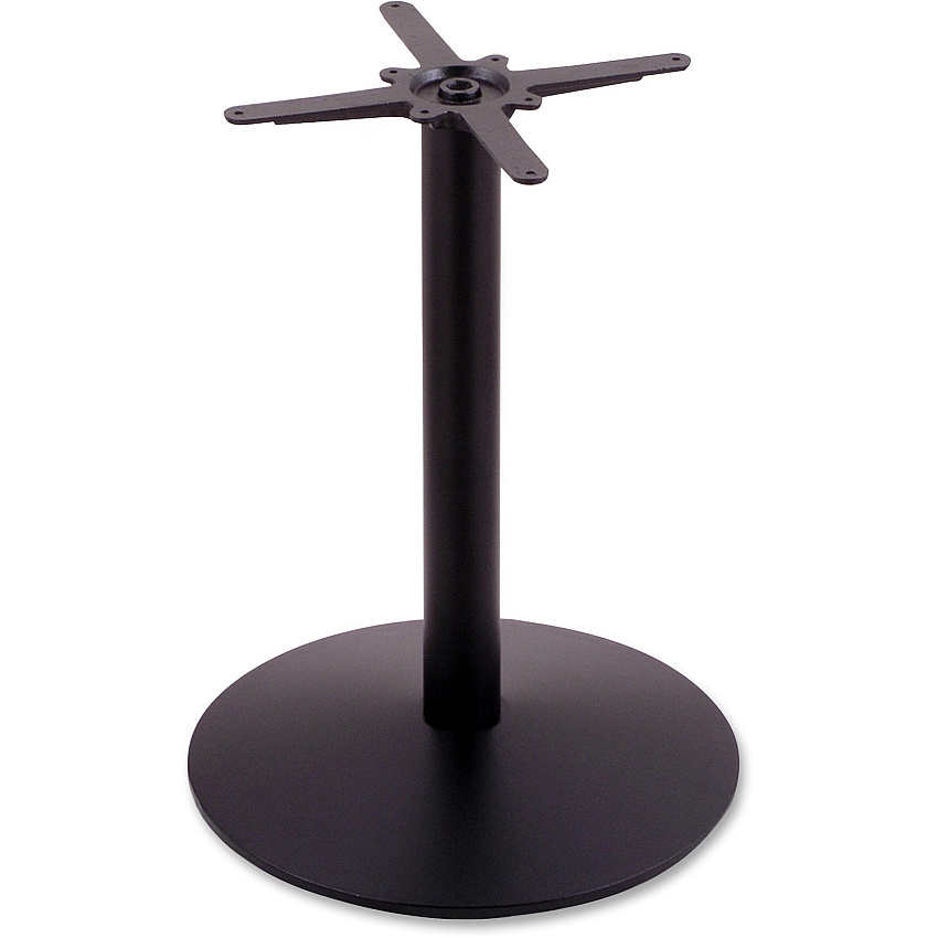 Holland Bar Stools Outdoor Table Base OD214 Black, Epoxy Base - 22" Height - Assembly Required - 1 Each (OD2142230)