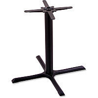 Holland Bar Stools Outdoor Table Base OD211 Black Base - 30" Height - Assembly Required - 1 Each (OD2113030)