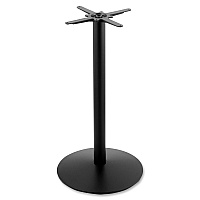 Holland Bar Stools Outdoor Table Base OD214 Black Base - 36" Height - Assembly Required - 1 Each (OD2142236)