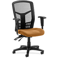 Lorell Executive High-back Mesh Chair Dillon Fiesta Seat Color - Vinyl Seat Material - Black Back Color - Mesh Back Material - Black Frame Color - Steel, Plastic Frame Material - High Back - 5-star Base - Fiesta - 1 Each (LLR86200073)